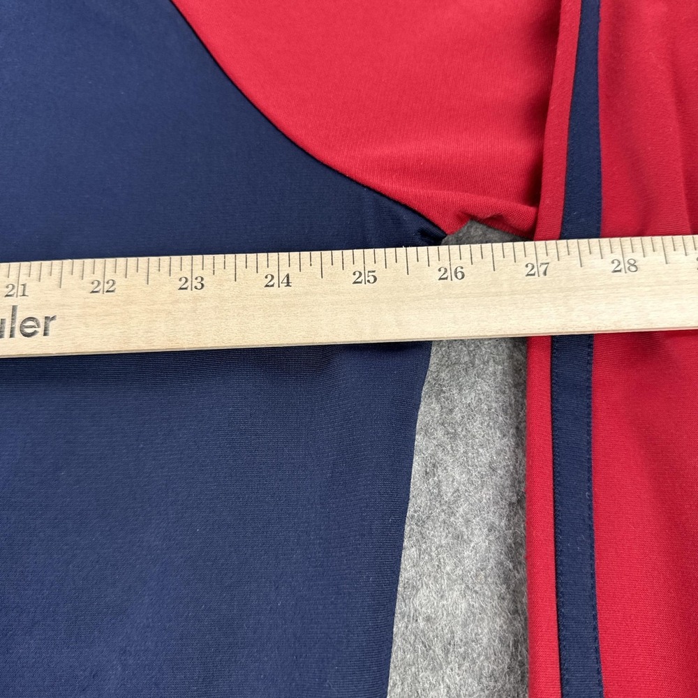 Polo Ralph Lauren Track Jacket Mens XL Navy Red Full Zip Made in USA Colorblock - Picture 10 of 13
